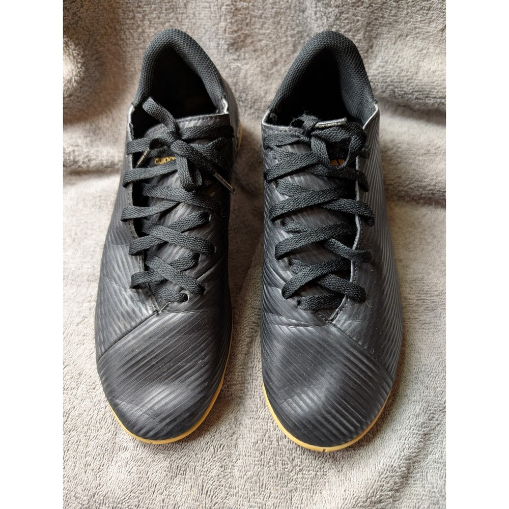 Adidas Nemeziz 19.4 IN Mens Indoor Soccer Shoes Black‎ Gold Size 8.5